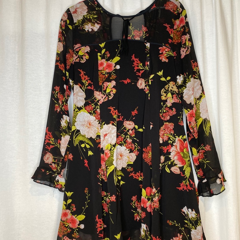 Blue kimchi urban outfitters floral dress M